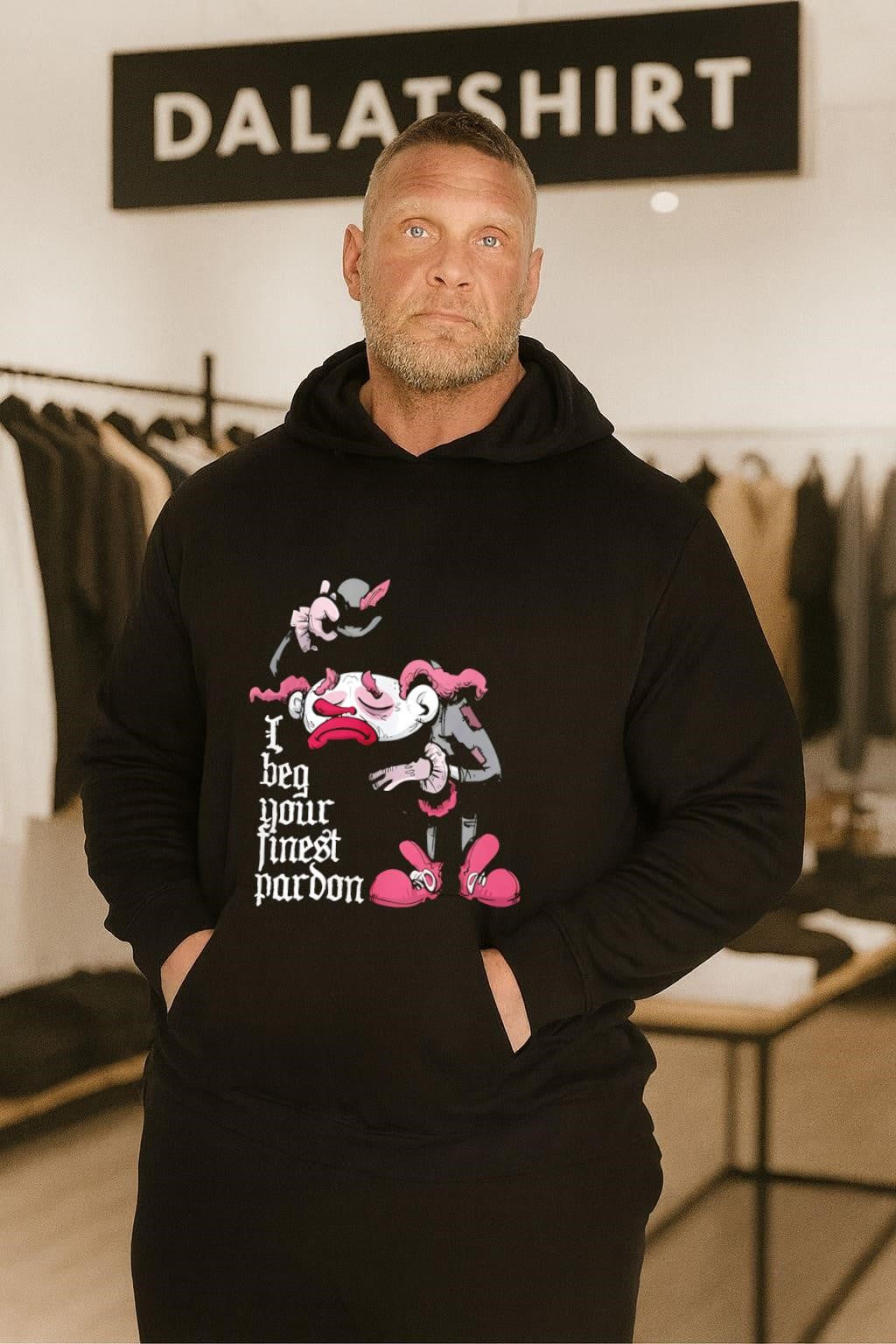I Beg Your Finest Pardon Sad Clown Bowing shirt