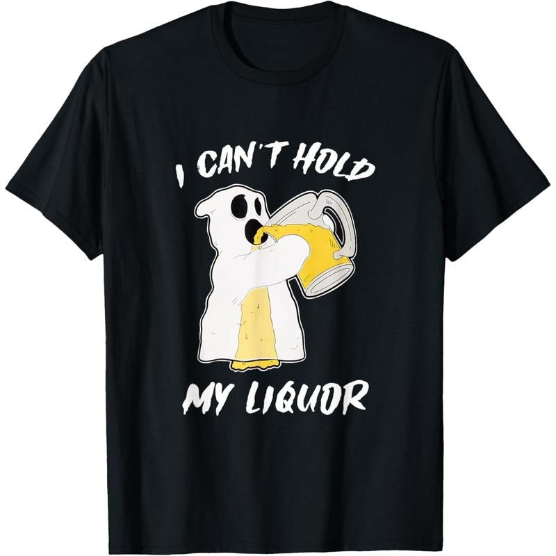I Can't Hold My Liquor Ghost Halloween Beer T-Shirt  made in us Hoodie, Sweatshirt | TeeBloomCo.com
