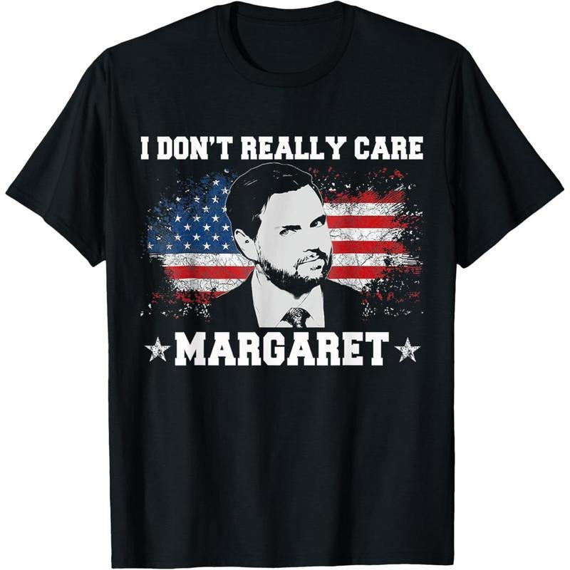 I Don't Really Care Margaret Funny Minimalist JD Vance T-Shirt made in usa Hoodie, Sweatshirt | TeeBloomCo.com