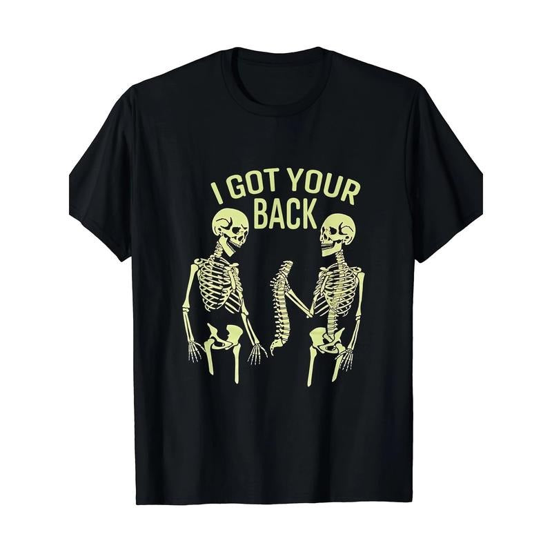 I Got Your Back Halloween Skeleton Skull Sarcastic T-Shirt made in usa Hoodie, Sweatshirt | TeeBloomCo.com