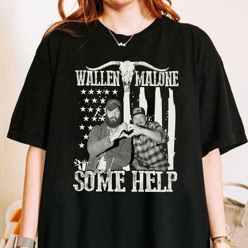 I Had Some Help Shirt, Posty Wallen Fan Shirt, Music Fan shirtstyle{n002}4 Hoodie, Sweatshirt | TeeBloomCo.com