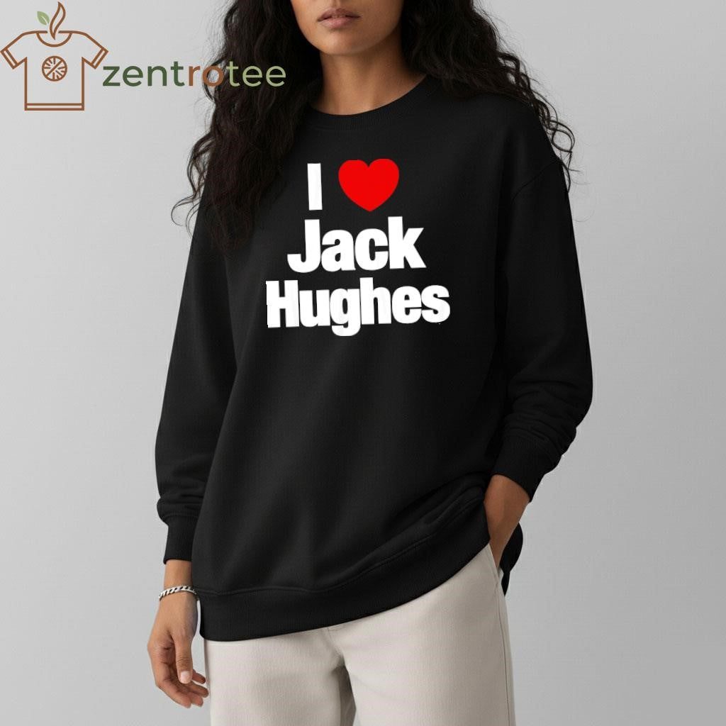 I Heart Jack Hughes love shirt