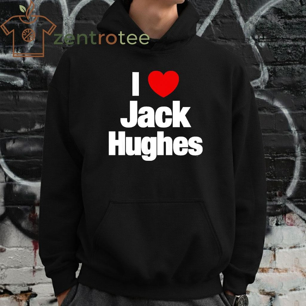 I Heart Jack Hughes love shirt