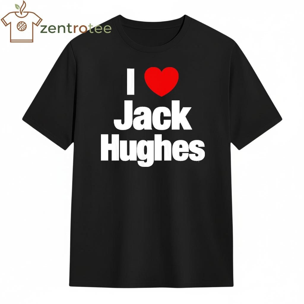 I Heart Jack Hughes love shirt