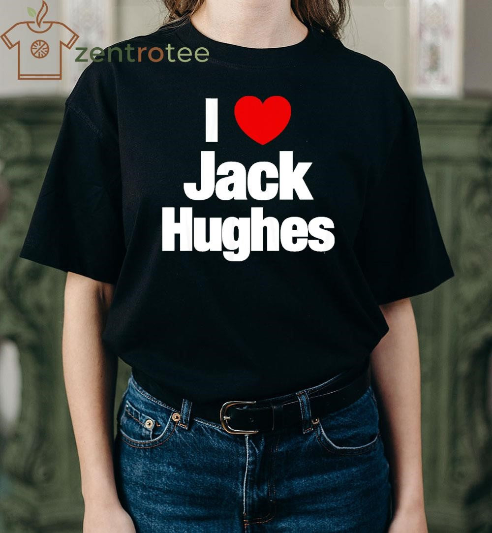 I Heart Jack Hughes love shirt