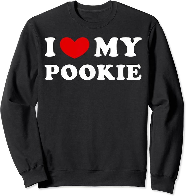 I Heart My Pookie Shirt, I Love My Pookie Unisex Crewneck Sweatshirt Hoodie | TeeBloomCo.com