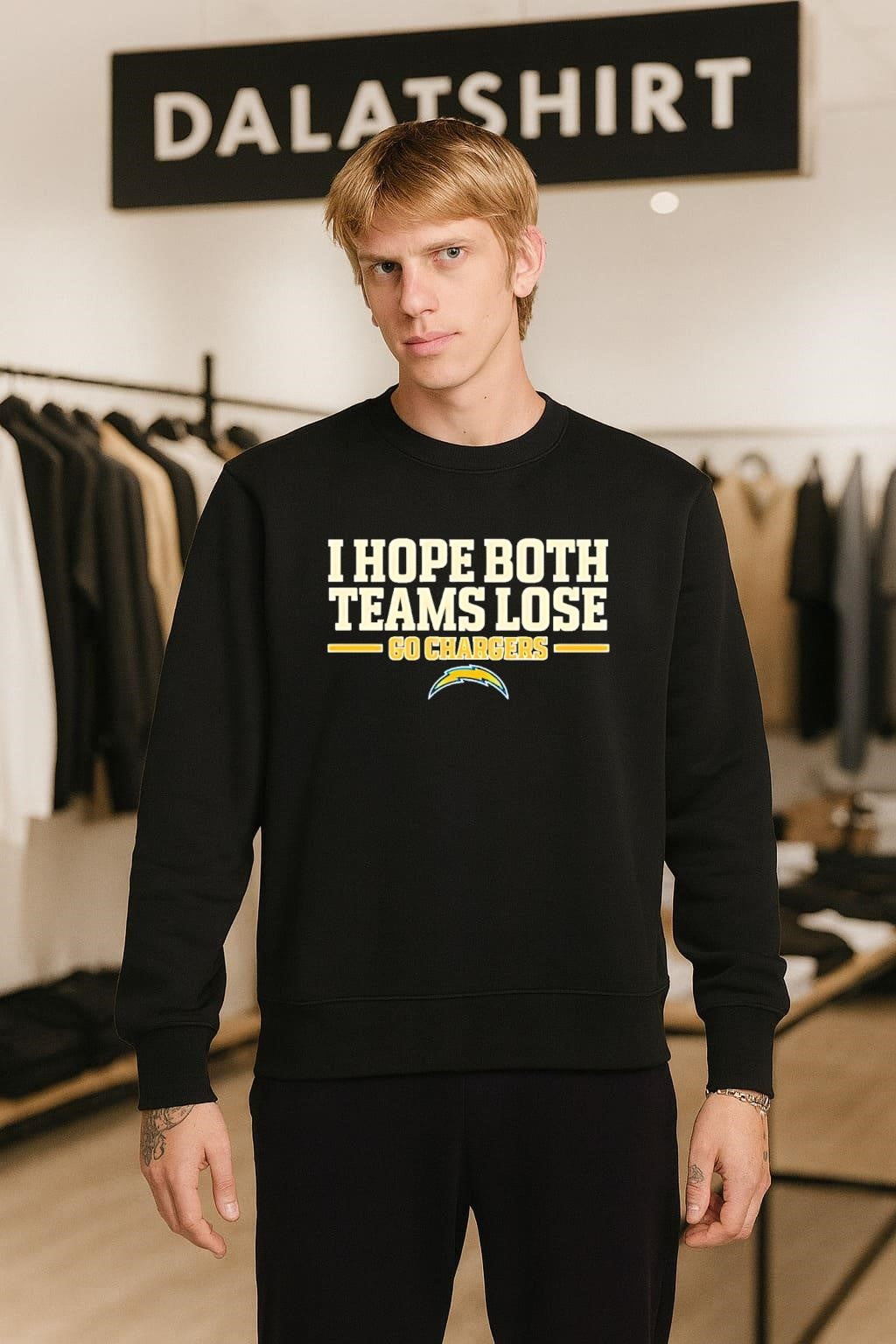 I Hope Both Teams Lose Go Chargers Football Logo shirt