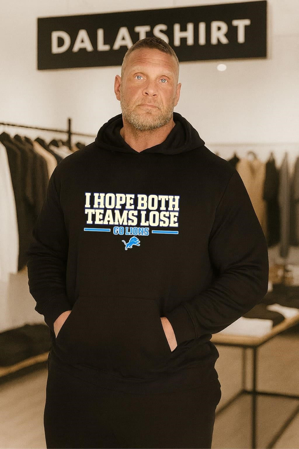 I Hope Both Teams Lose Go Lions Football Logo shirt