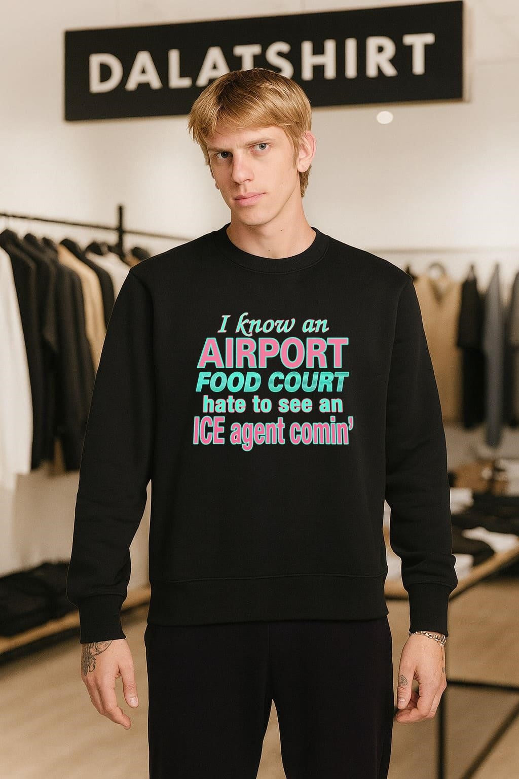 I Know An Airport Food Court Ice Agent shirt