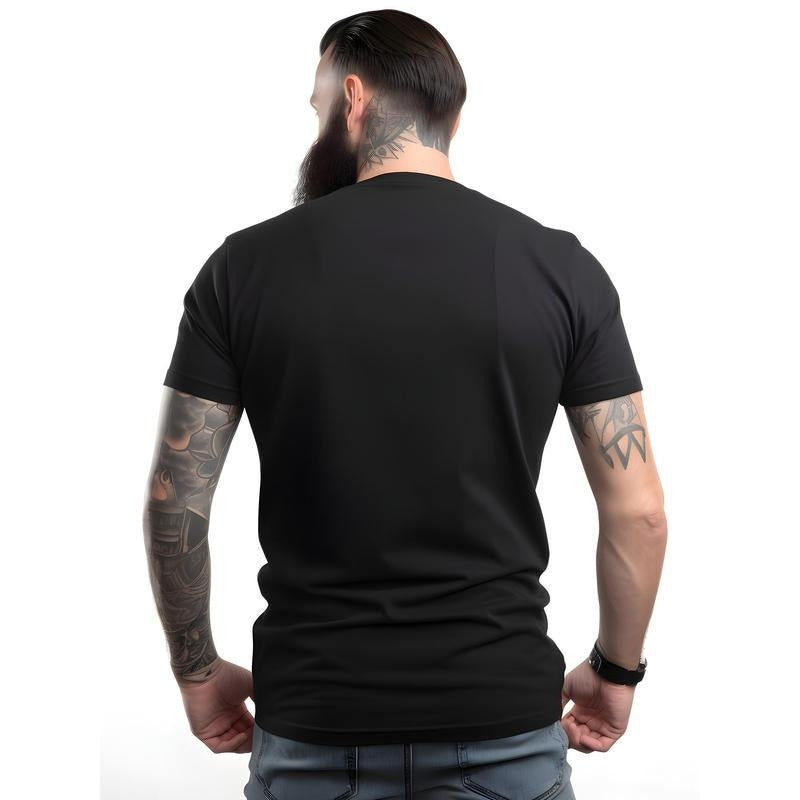 I'LL BE IN THE GARAGE, Black T Shirts For Men, Graphic Tee, Stylish Cotton T Shirts, Funny, Soft Cotton Crew Neck,...