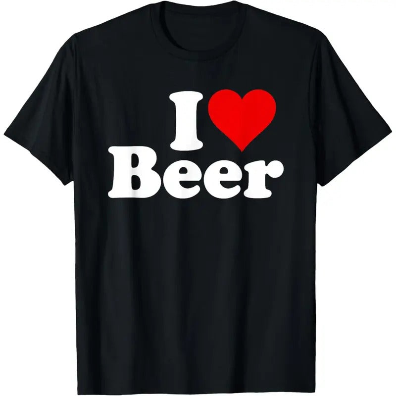 I LOVE BEER I HEART BEER T-Shirt  made in us Hoodie, Sweatshirt | TeeBloomCo.com