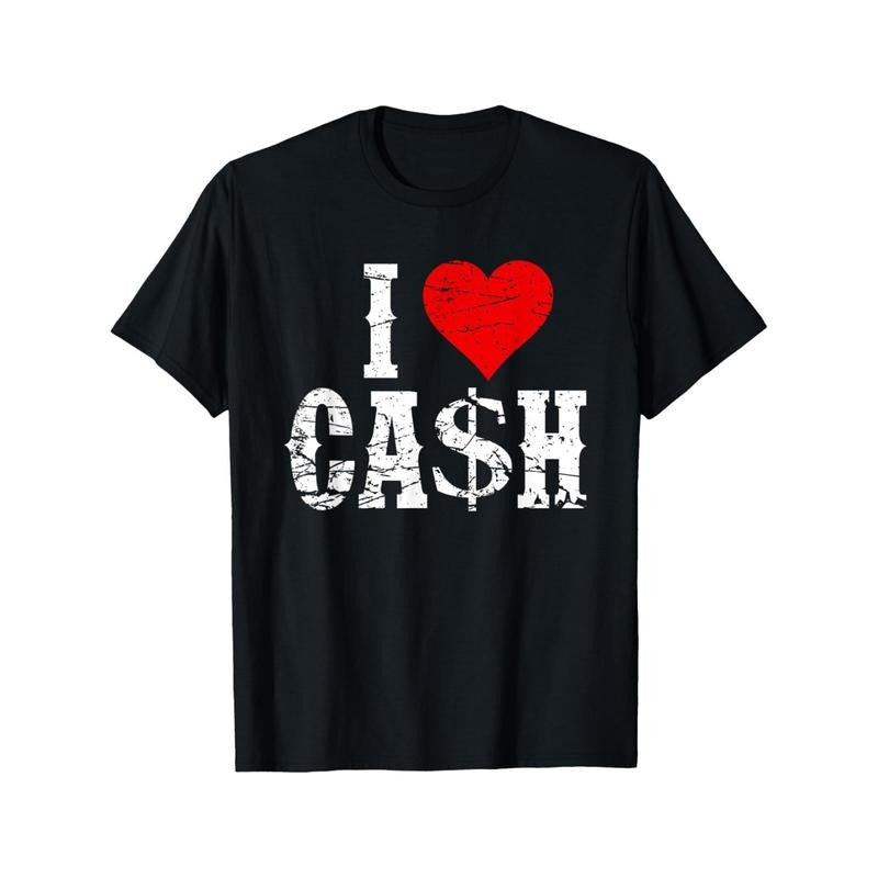 I Love Cash | Dollar Money T-Shirt made in usa Hoodie, Sweatshirt | TeeBloomCo.com