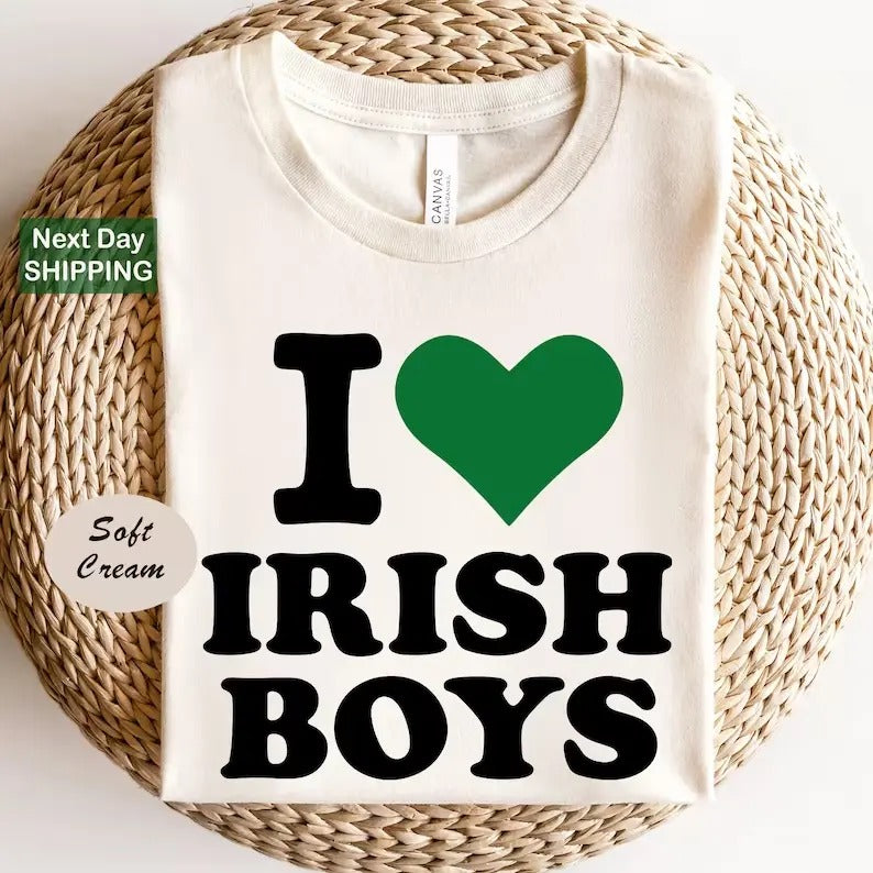 I Love Irish Boys Sweatshirt, Hoodie, T-Shirt | TeeBloomCo.com