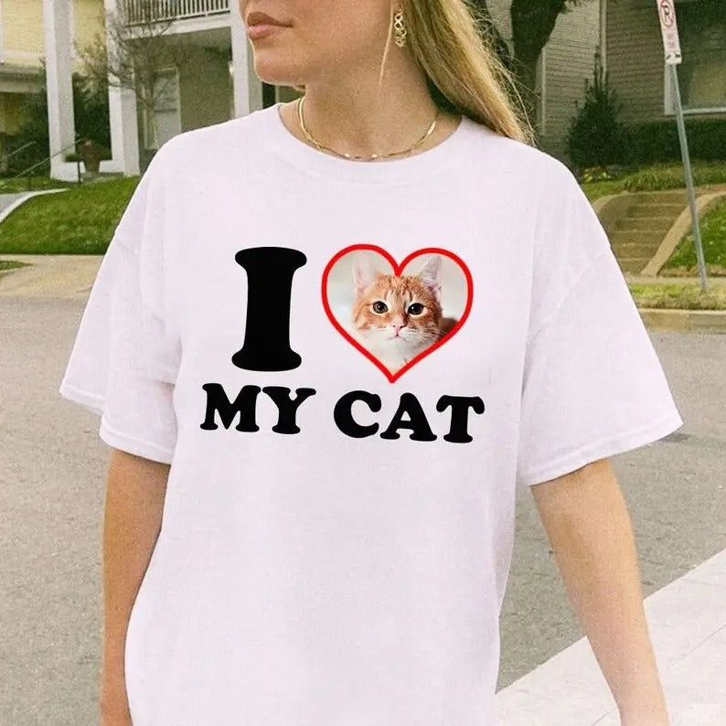 I Love My Cat  I Love My Cats Tee  Gift for Cat Dad  Gift for Cat Mom  Women's Shirt Hoodie, Sweatshirt | TeeBloomCo.com