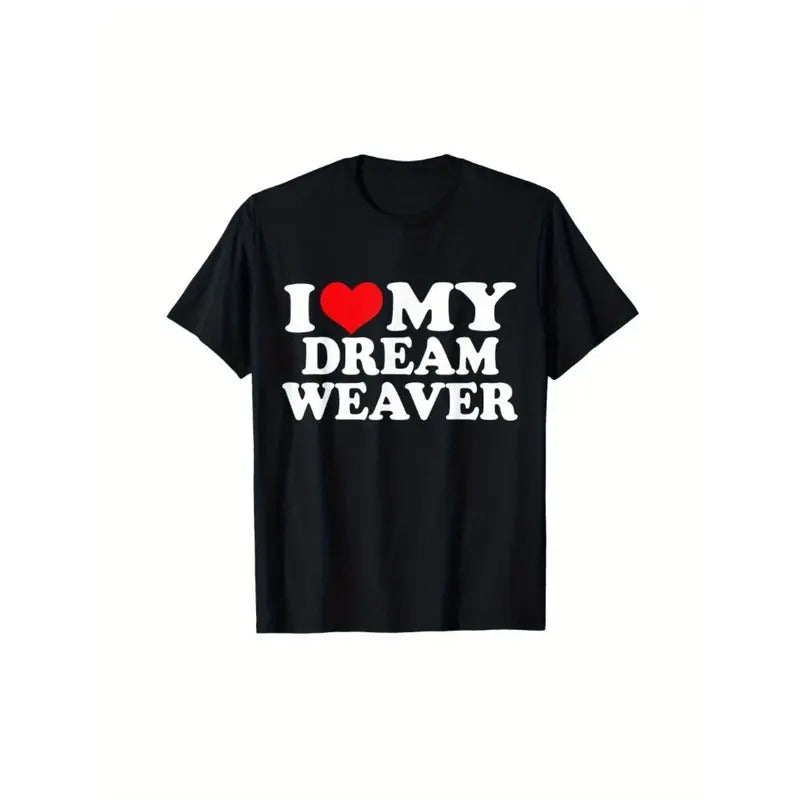 I Love My Dream Weaver, I Heart Dream WeaverSuitable for All Seasons As A Gift for Relatives and Friends 220g Pure Cotton...