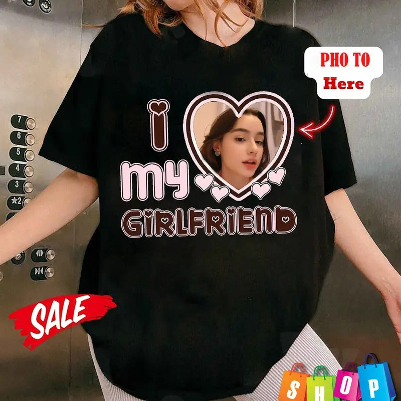 I Love My Girlfriend Shirt Custom, I Love My Boyfriend, I Heart My Girlfriend Shirt, HL10 Hoodie, Sweatshirt | TeeBloomCo.com