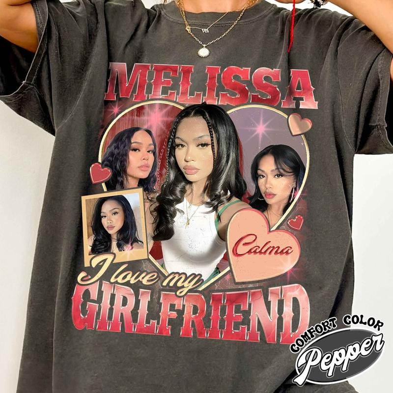 I Love My Girlfriend Shirt Custom,Custom Girlfriend Shirt Template,I Love My Girlfriend Tshirt Custom Photo,Custom...