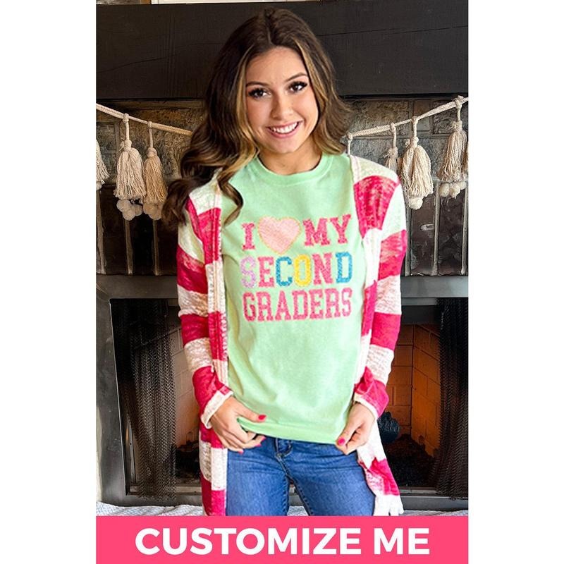 I Love My Grade Level Teacher T-Shirt Hoodie, Sweatshirt | TeeBloomCo.com