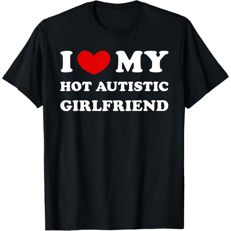 I Love My Hot Autistic Girlfriend I Heart My Autistic GF T-Shirt made in usa Hoodie, Sweatshirt | TeeBloomCo.com