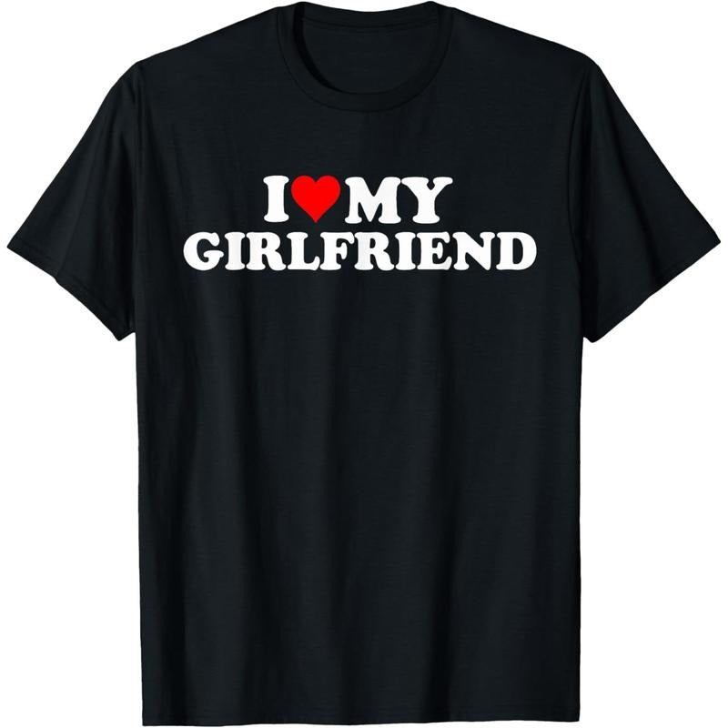 I Love My Hot Girlfriend I Heart My Hot Girlfriend Funny T-Shirt made in usa Hoodie, Sweatshirt | TeeBloomCo.com
