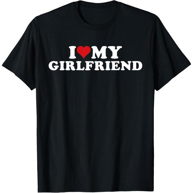 I Love My Hot Girlfriend I Heart My Hot Girlfriend GF T-Shirt made in usa Hoodie, Sweatshirt | TeeBloomCo.com