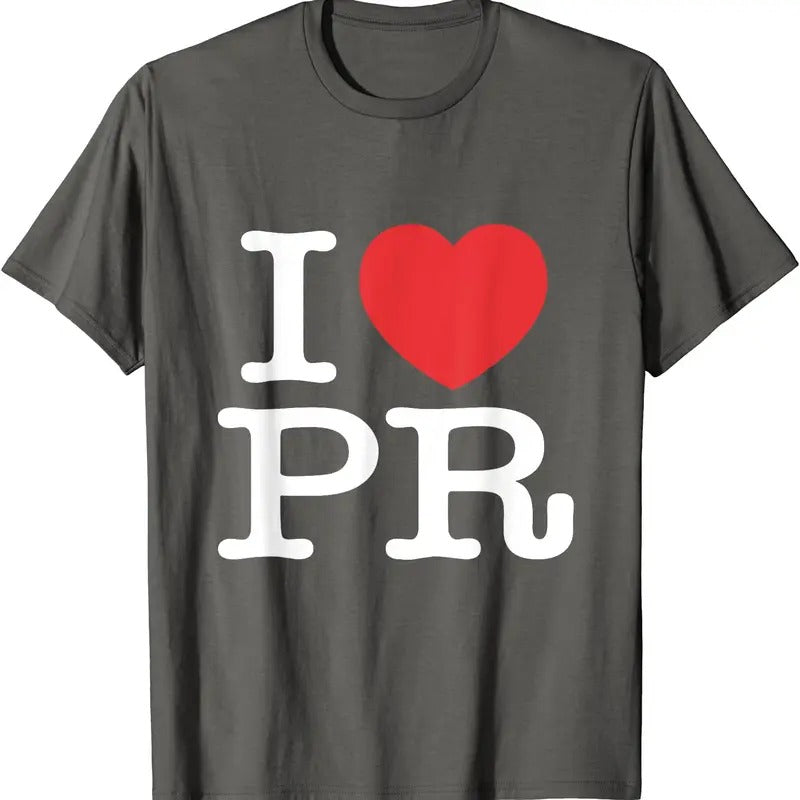 I Love PR Shirt, I heart Puerto Rico T-Shirt | Unisex Cotton Tee, Size S-5XL Hoodie, Sweatshirt | TeeBloomCo.com