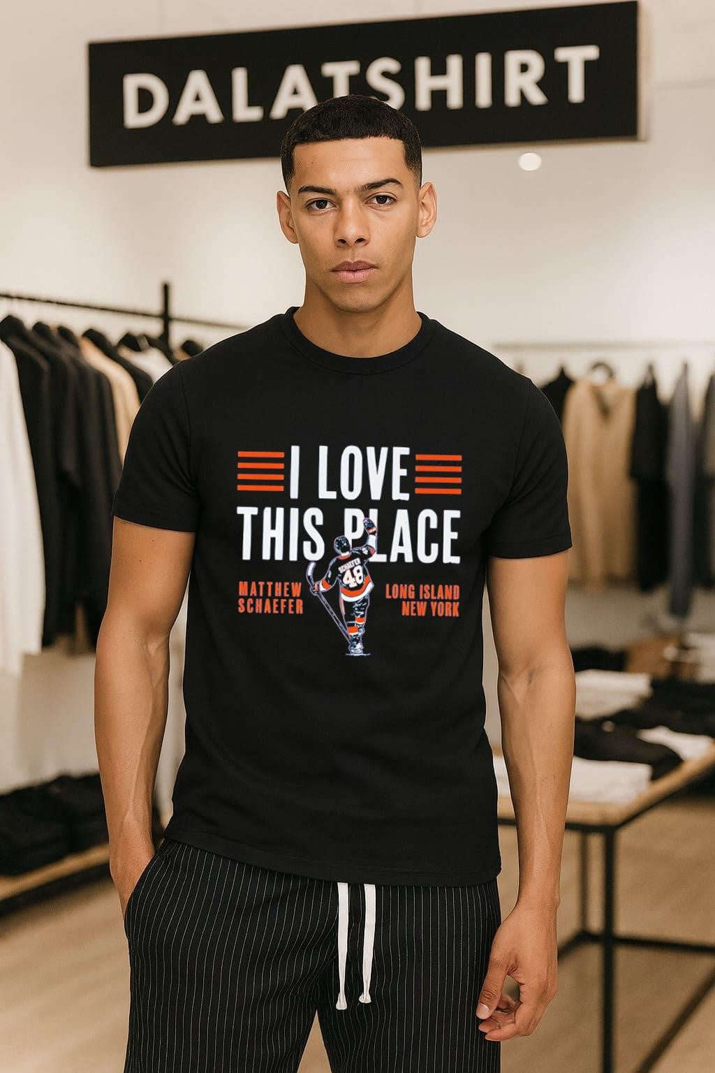 I Love This Place Matthew Schaefer Long Island New York shirt