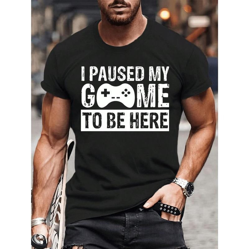 I Paused My Game To Be Here Funny Gaming men t shirt Made in USA Hoodie, Sweatshirt | TeeBloomCo.com