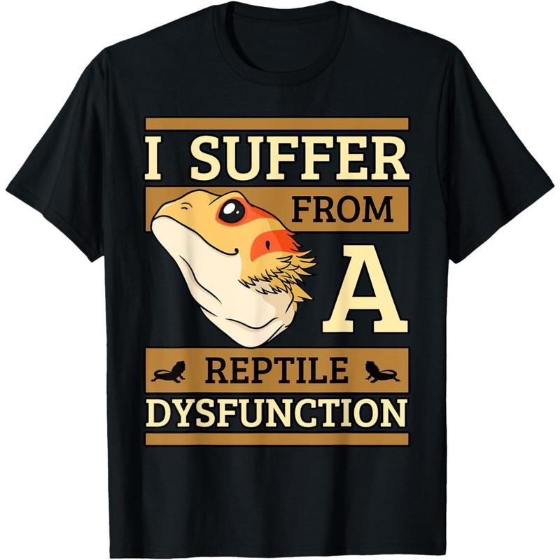 I Suffer From A Reptile Dysfunction Bearded Dragon Lizard T-Shirt made in usa Hoodie, Sweatshirt | TeeBloomCo.com
