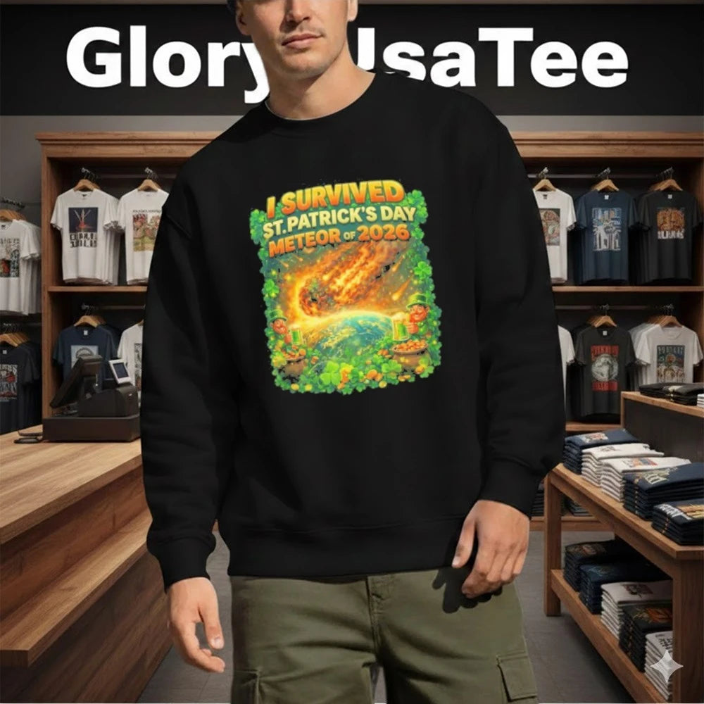 I Survived the St. Patrick’s Day Meteor Ohio Fireball Shirt
