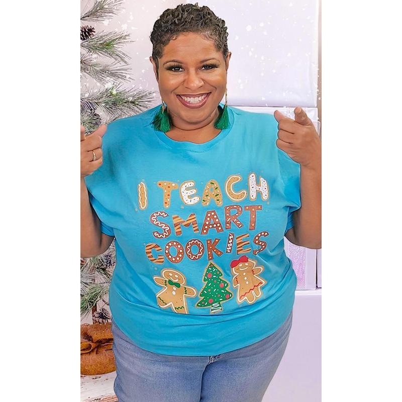 I Teach Smart Cookies Christmas T-Shirt Hoodie, Sweatshirt | TeeBloomCo.com