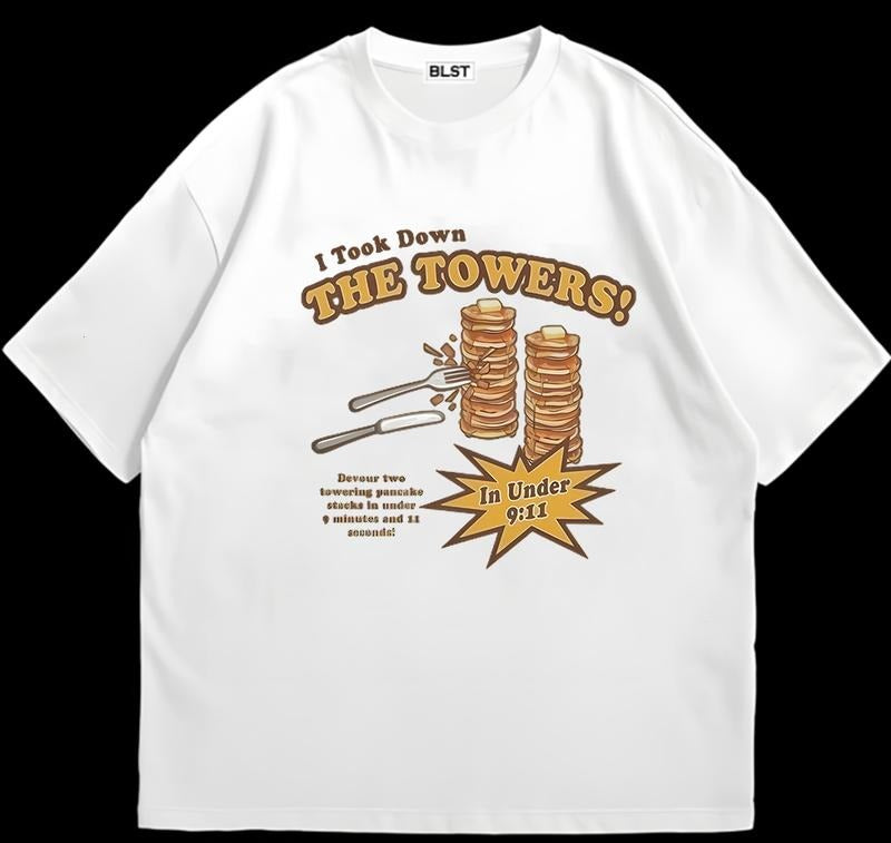 I Took Down The Tower Meme T-Shirt Trendy Cotton with Graphic Print Unisex Hoodie, Sweatshirt | TeeBloomCo.com