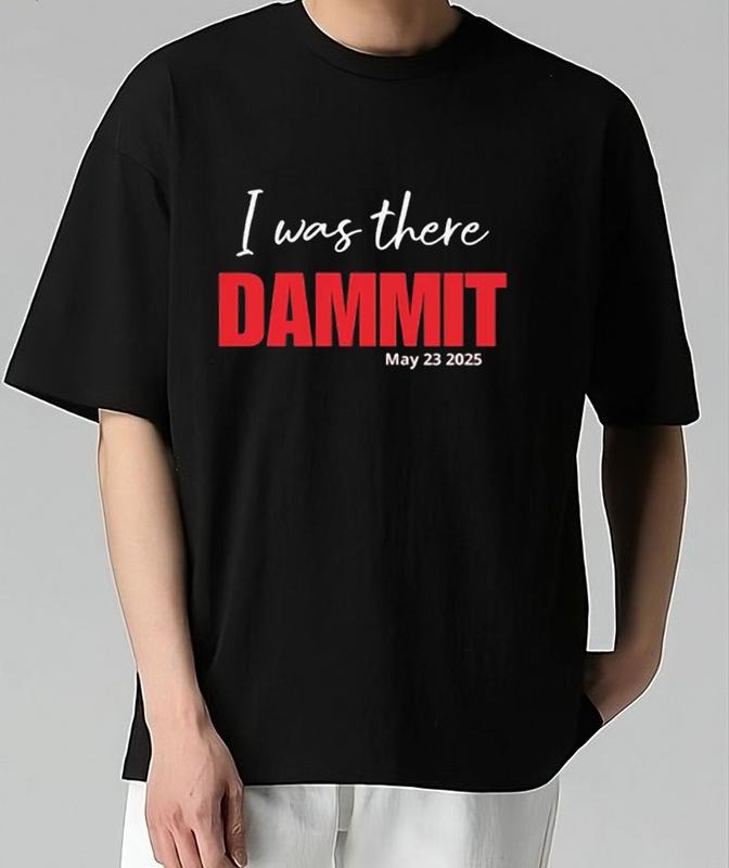 I WAS THERE T-Shirt Sustainable Cotton Unique Graphic Print for Standout Styl Stylish Gift for Fans Comfortable Fit for...