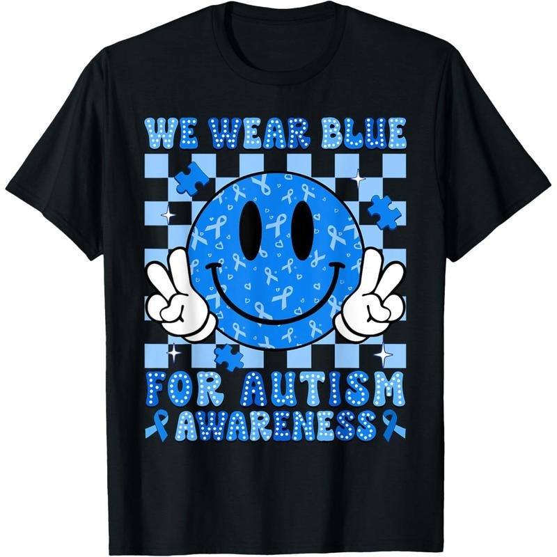 I Wear Blue For Autism Awareness Month Men Women Autism T-Shirt Hoodie, Sweatshirt | TeeBloomCo.com