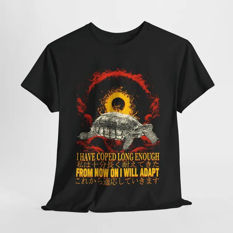 I Will Now Adapt Vintage Japanese Tortoise T-Shirt Hoodie, Sweatshirt | TeeBloomCo.com