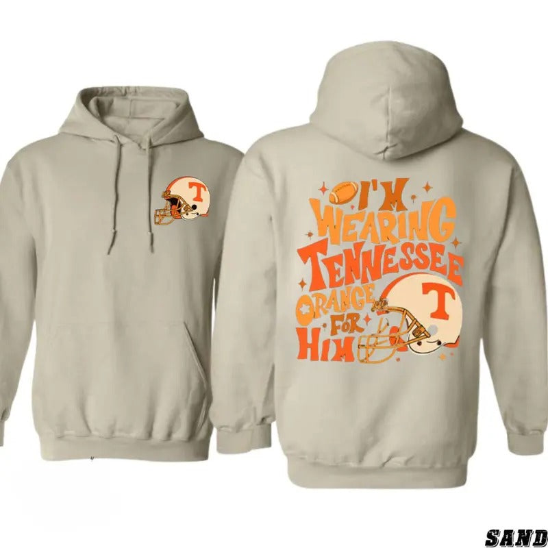 I'm Wearing Tennessee Orange For Him T-Shirt, Hoodie, Sweatshirt, Gift For Fan | TeeBloomCo.com