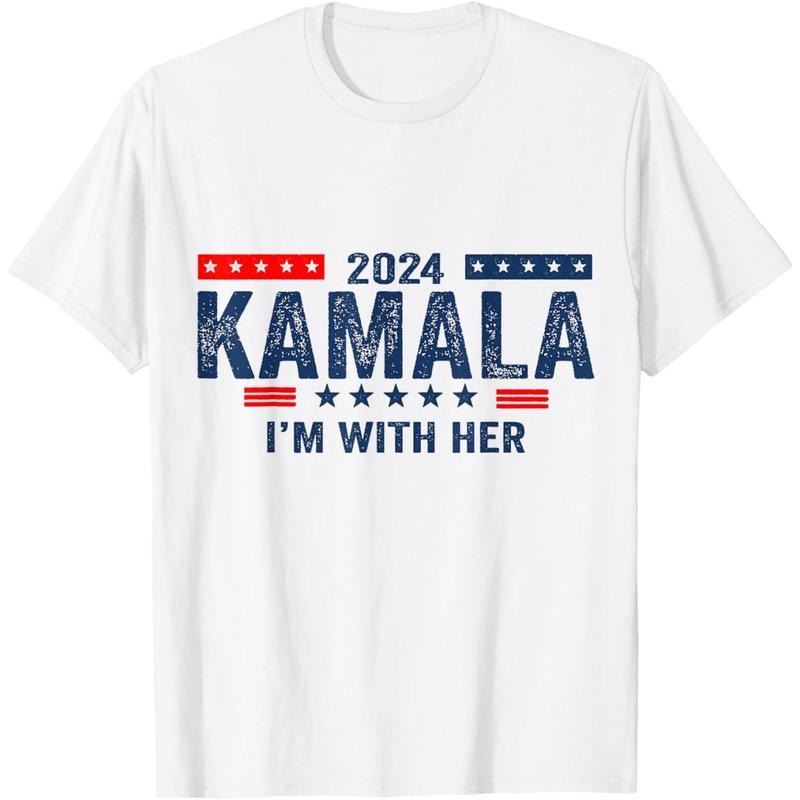 I'm With Her Kamala Vote For 2024 President Kamala-Harris T-Shirt made in usa Hoodie, Sweatshirt | TeeBloomCo.com