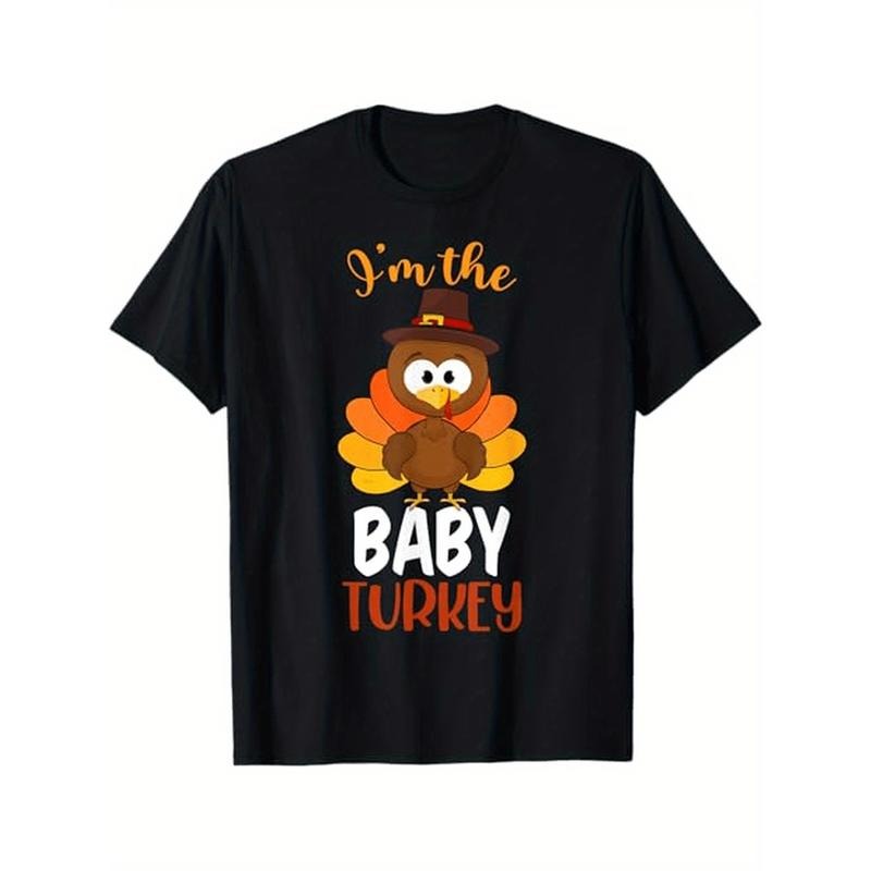 I'm the Turkey Costume Fall Funny Thanksgiving Family T-Shirt, 100% Cotton, Halloween Thanksgiving Christmas Gift for Men...