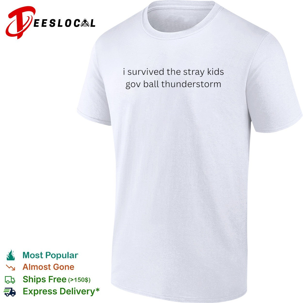 I survived the stray kids gov ball thunderstorm shirt