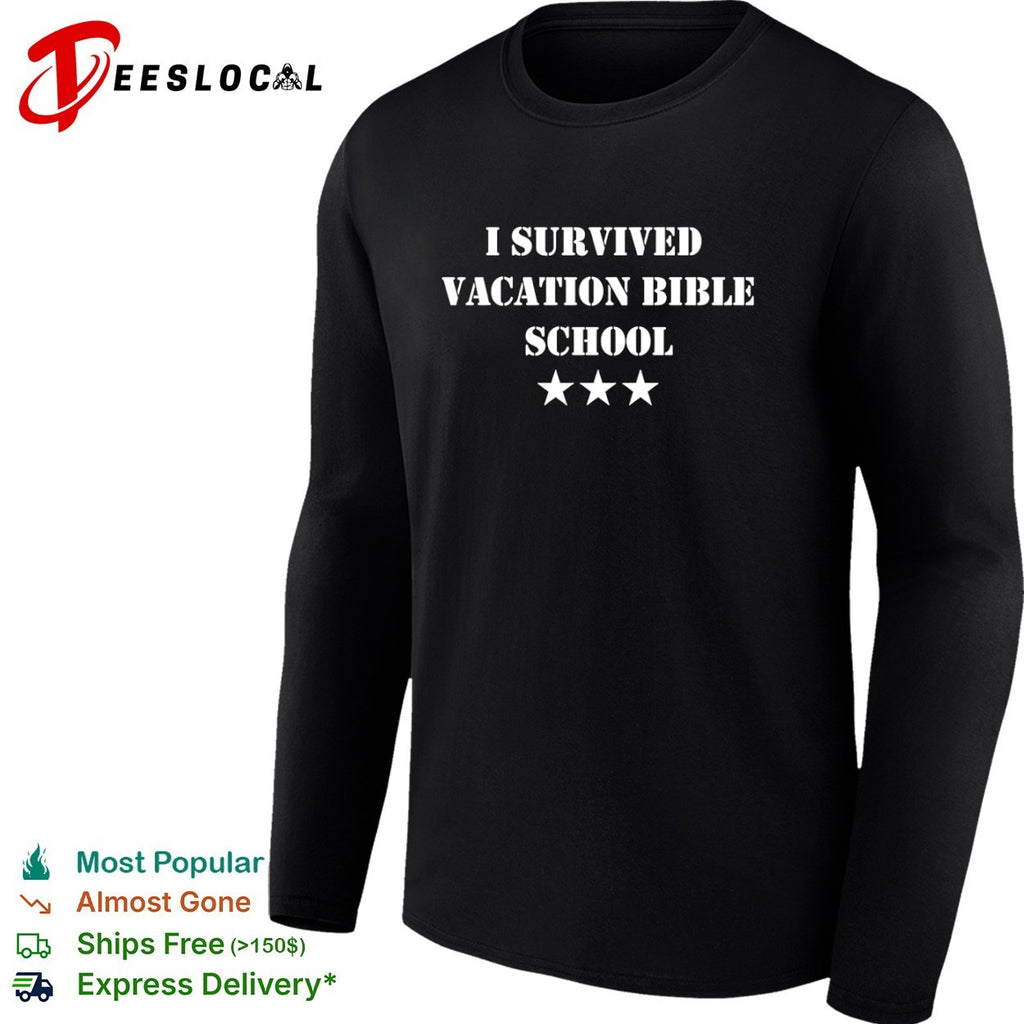 I survived vacation Bible school three stars shirt