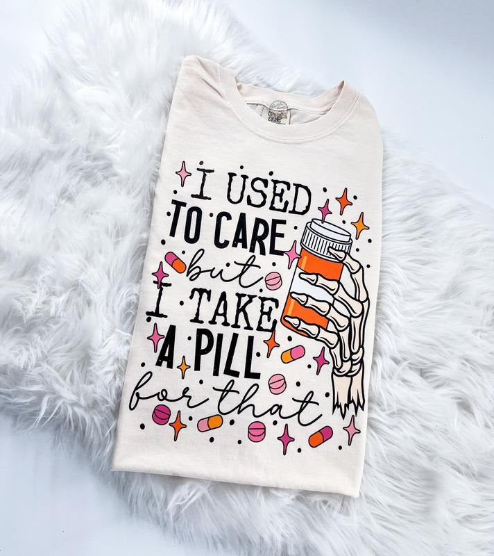 I used to Care Comfy Tshirt Unisex T-Shirt Oversized Womenswear Top Hoodie, Sweatshirt | TeeBloomCo.com
