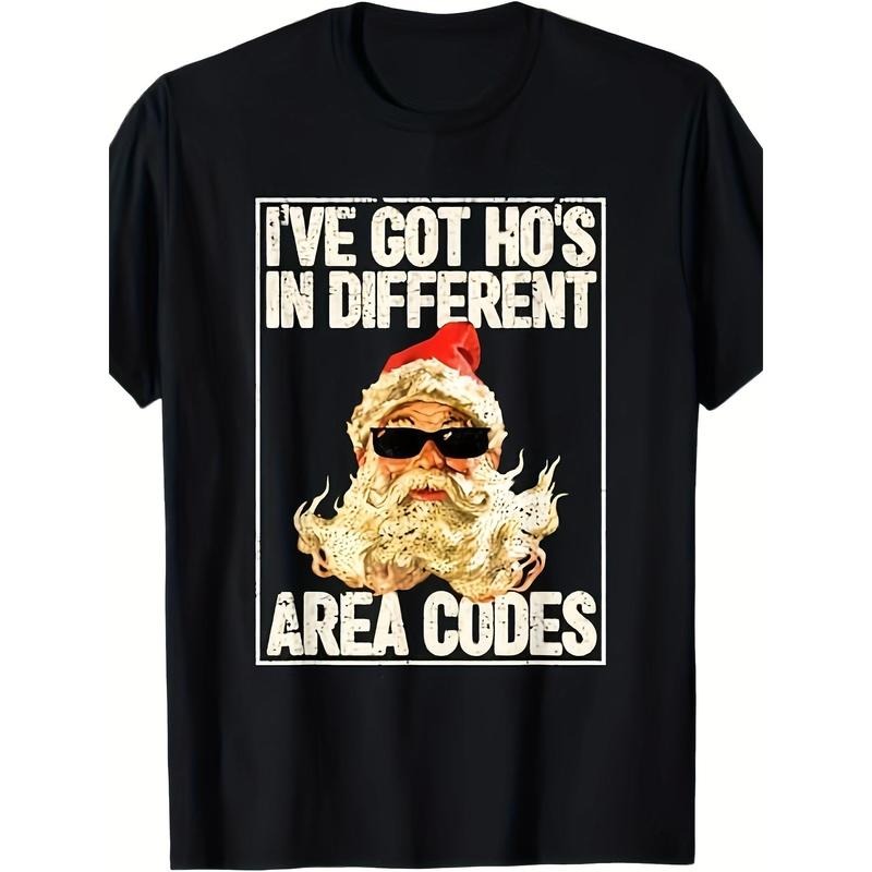 I've Got Ho's In Different Area Codes Funny Santa Claus Joke T-Shirt220g made in usa T-Shirts, Hoodie, Sweatshirt