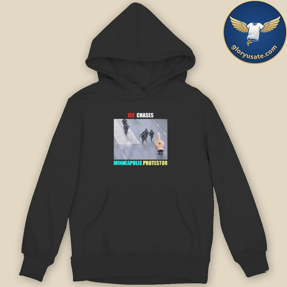 ICE Chases Minneapolis Protestor Shirt