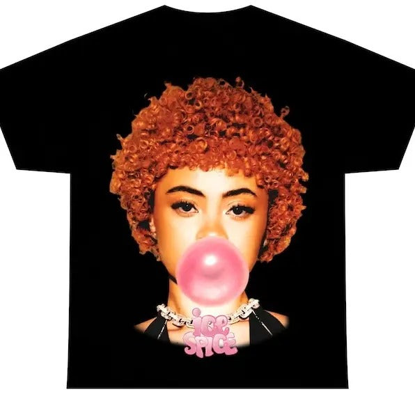 ICE SPICE T-SHIRT Rap Tee Certified Munch Concert Merch Rare Munch Vintage Style Face Hip Hop Graphic Print Hoodie,...