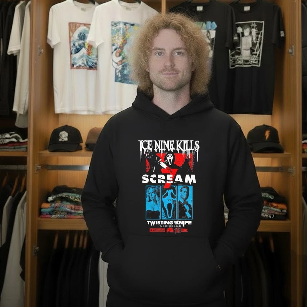 Ice Nine Kills 2026 Curtain Call Twisting Knife Shirt