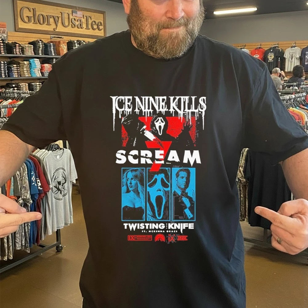 Ice Nine Kills 2026 Curtain Call Twisting Knife Shirt