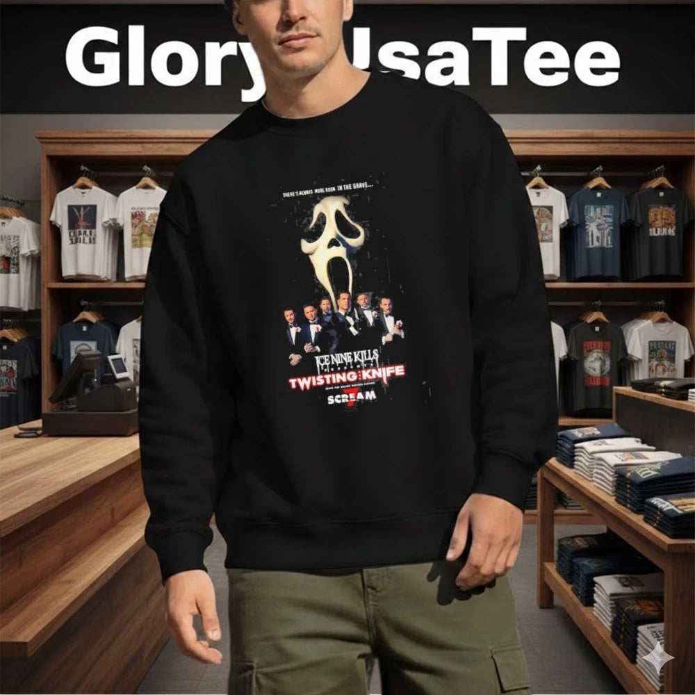 Ice Nine Kills 2026 Murder Marquee Twisting Knife Shirt