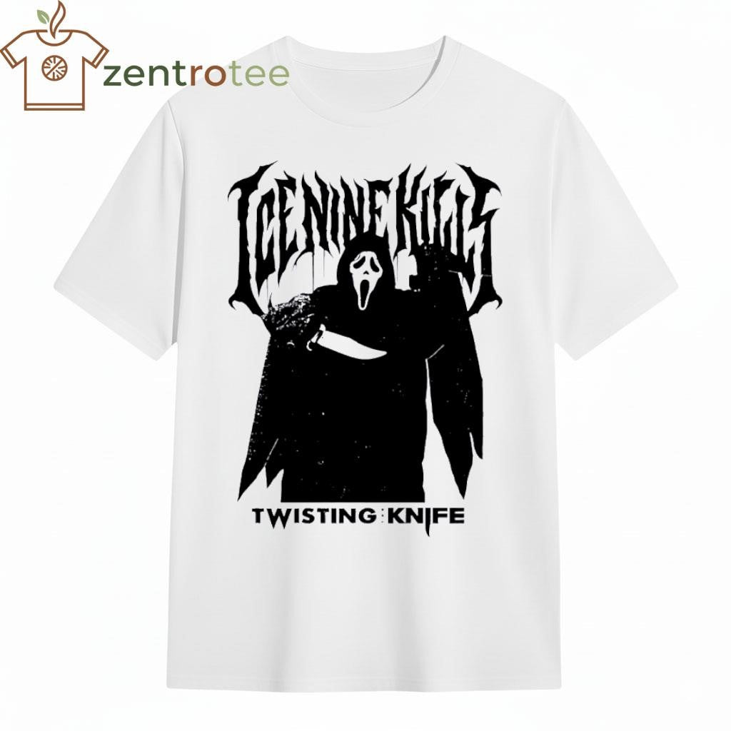 Ice Nine Kills X Ghost Face Scream 7 Twisting The Knife Portrait shirt