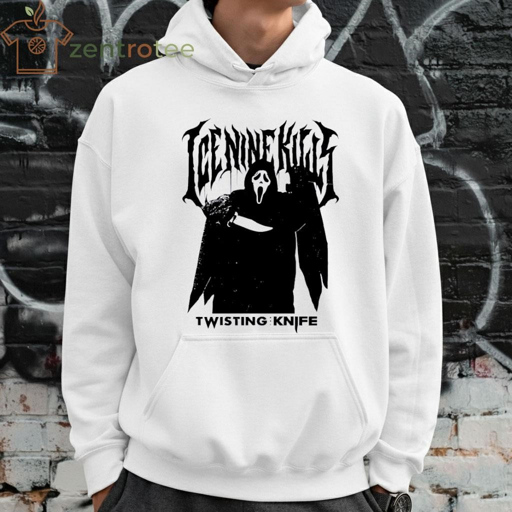 Ice Nine Kills X Ghost Face Scream 7 Twisting The Knife Portrait shirt