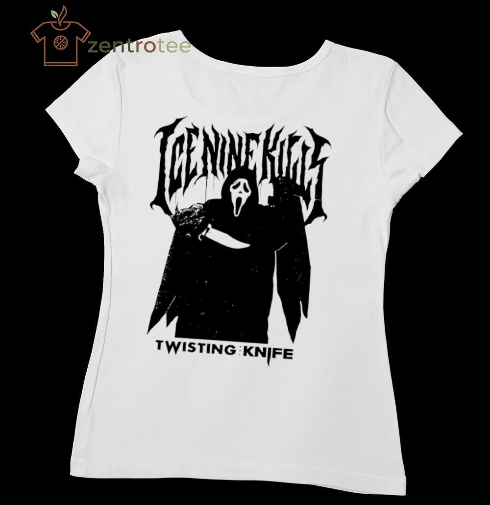 Ice Nine Kills X Ghost Face Scream 7 Twisting The Knife Portrait shirt